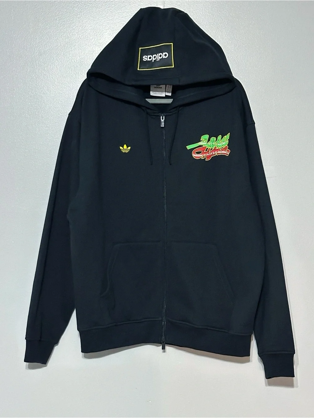 Adidas Originals Champions Graphic Hoodie Leopard Graphic Men's Size Medium